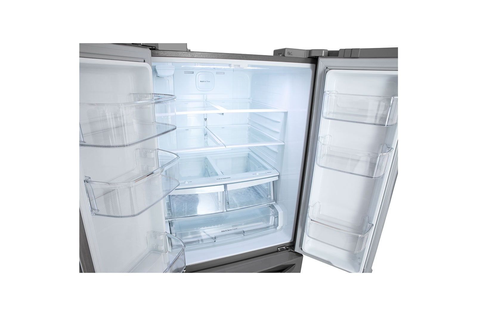 LG 533L Platinum Silver French Door Refrigerator GM-F223DLXQ, GM-F223DLXQ