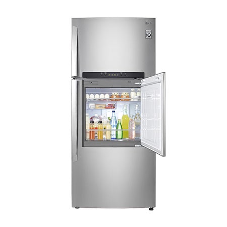 Fridge Freezers : 510L Stainless Steel Top Freezer, Door-in-Door™ GN-D702HLAL