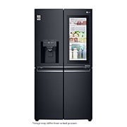 LG InstaView™ 889L Matte Black, 4 Door, Door-in-Door Fridge, GR-X31FMQRL