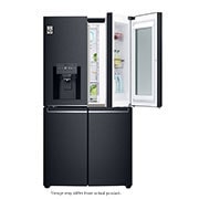 LG InstaView™ 889L Matte Black, 4 Door, Door-in-Door Fridge, GR-X31FMQRL