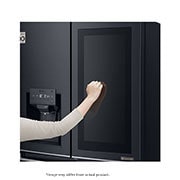 LG InstaView™ 889L Matte Black, 4 Door, Door-in-Door Fridge, GR-X31FMQRL