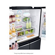 LG InstaView™ 889L Matte Black, 4 Door, Door-in-Door Fridge, GR-X31FMQRL