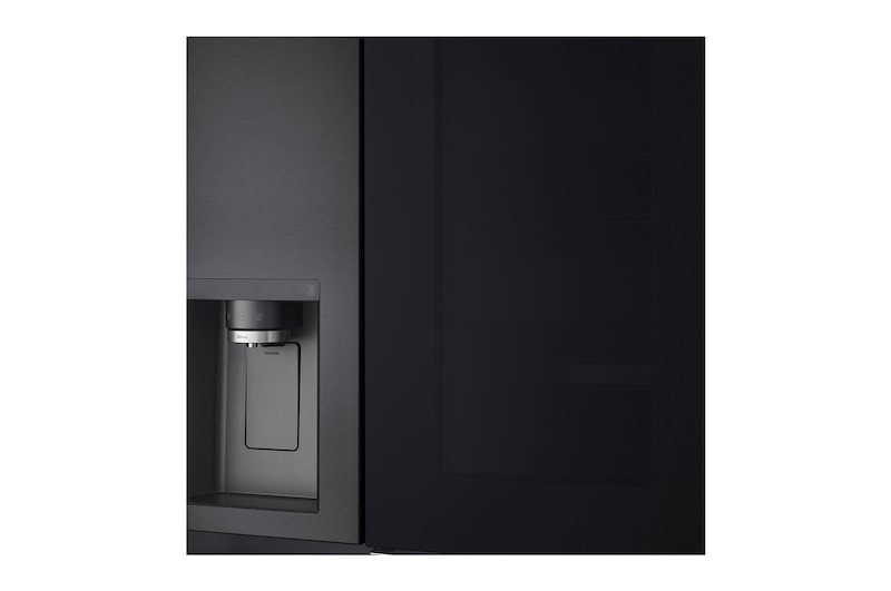 LG 674L InstaView™ Door-in-Door Side by Side Fridge with Uvnano™ Ice & Water Dispenser in Black Finish, GC-X257CQFS