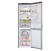 LG 373L Silver, Bottom Freezer,  Inverter Linear Compressor, GC-F459NLJZ