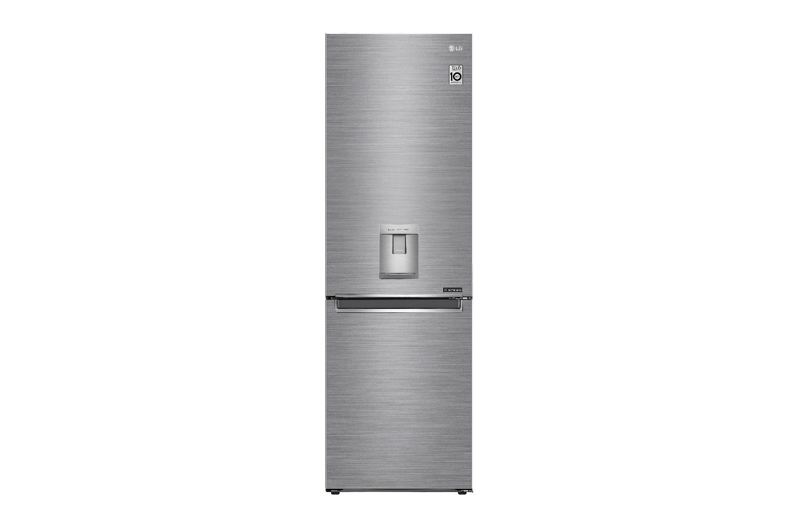 LG 373L Silver, Bottom Freezer,  Inverter Linear Compressor, GC-F459NLJZ