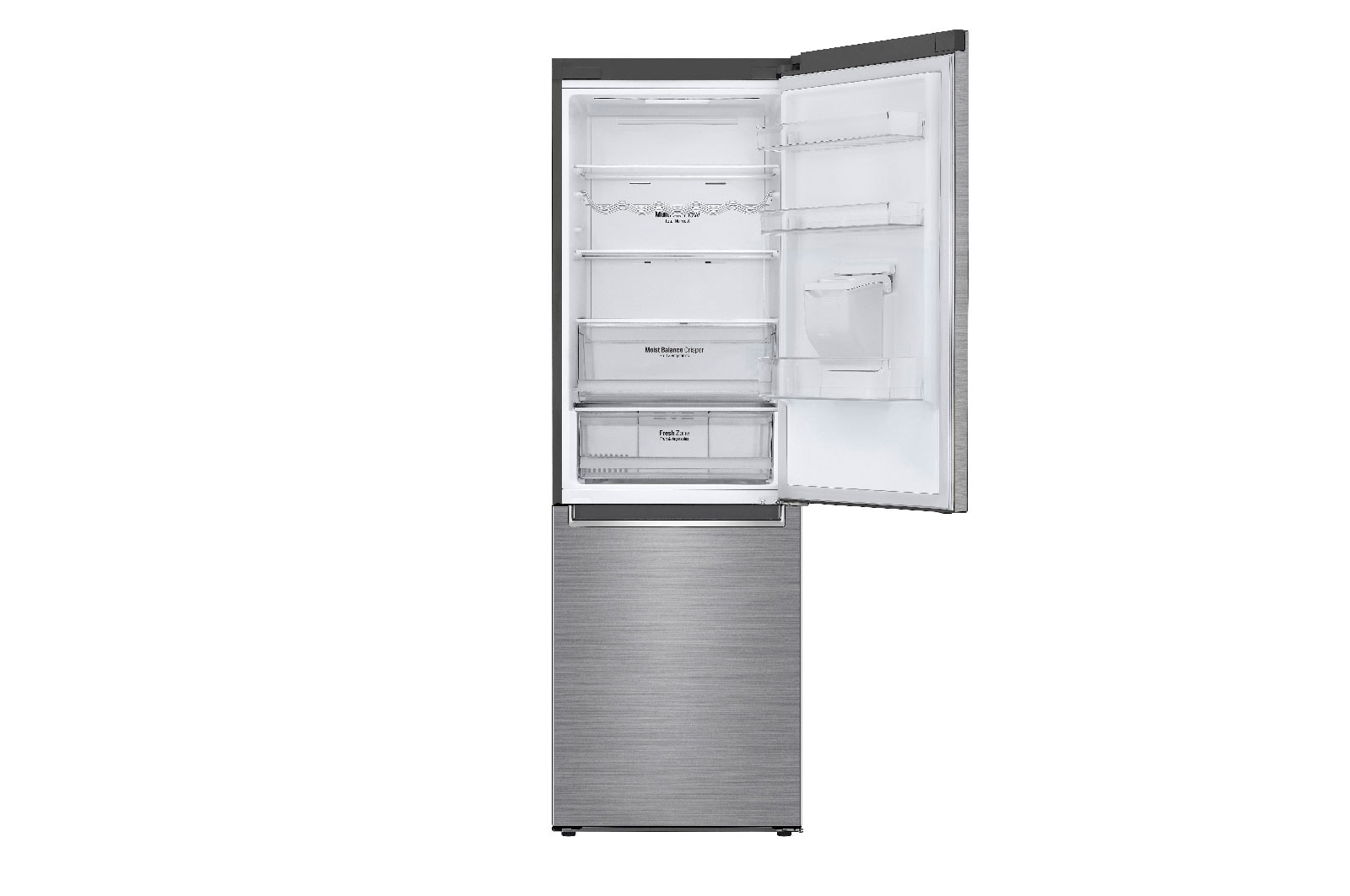 LG 373L Silver, Bottom Freezer,  Inverter Linear Compressor, GC-F459NLJZ