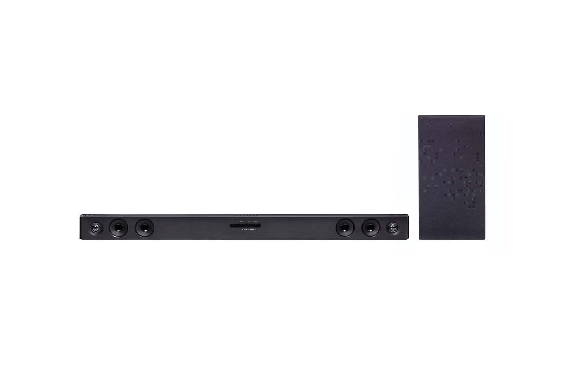 LG SQC2 2.1Ch 300W Soundbar with Wireless Subwoofer and Bluetooth, SQC2