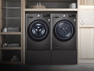 place washer and dryer side by side