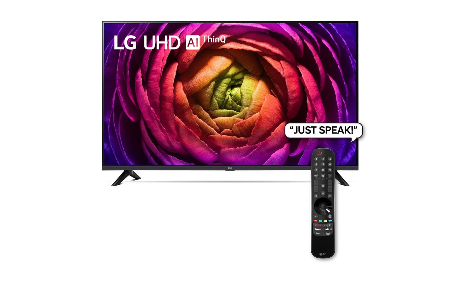 LG 109cm (43'') 4K UHD Smart TV with Magic Remote, HDR & webOS, 43UR73006LA