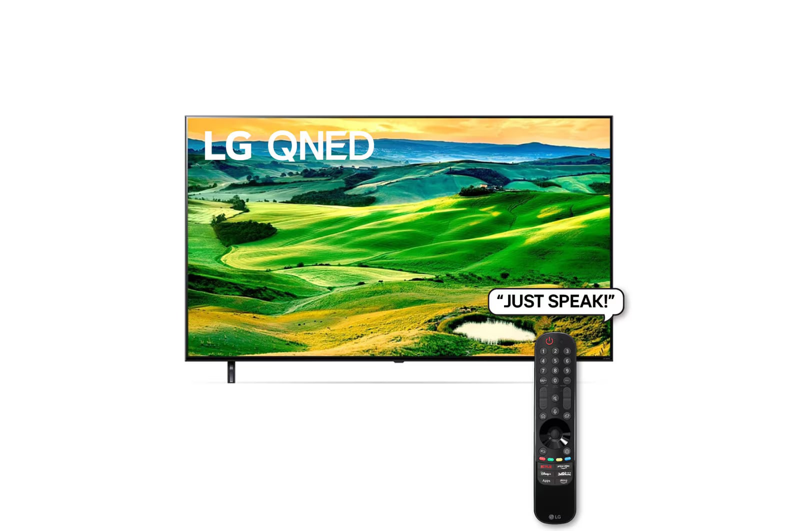 LG 65'' QNED 4K 120Hz ThinQ AI Smart TV with Magic Remote, HDR & webOS, 65QNED806QA