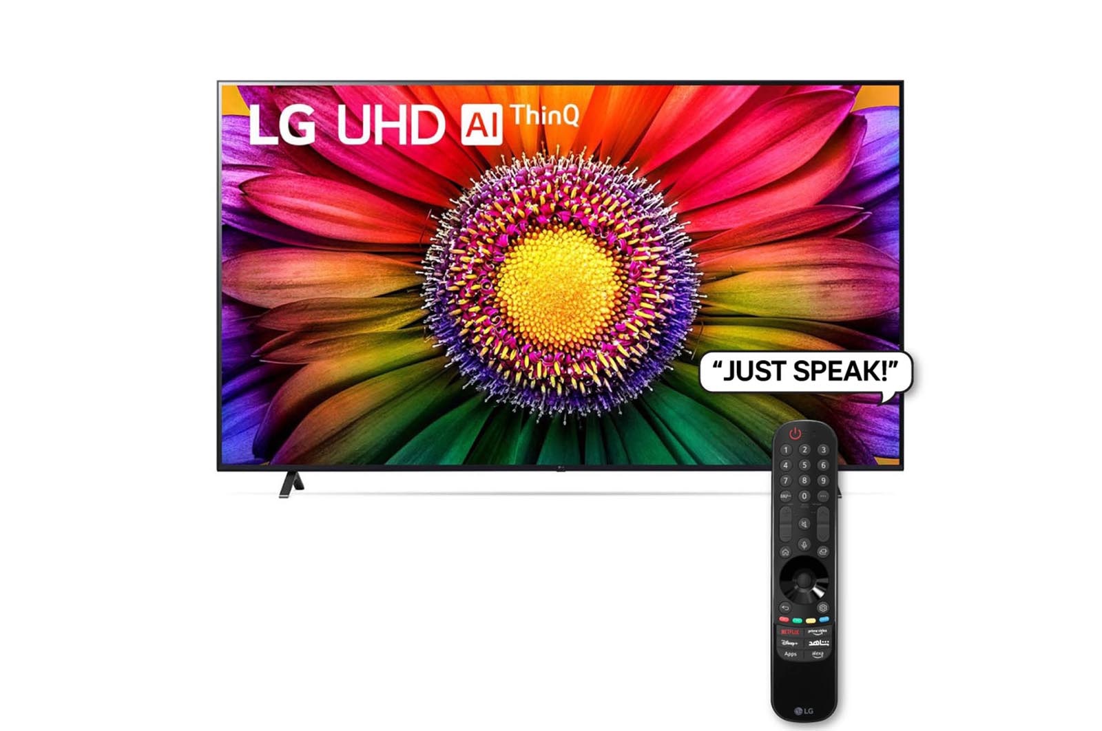 LG 218cm (86'') 4K UHD 120Hz Smart TV with Magic Remote, HDR & webOS, 86UR80006LA