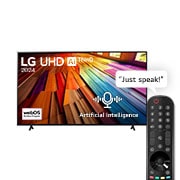 LG 86 Inch LG UHD UT80 4K Smart TV AI Magic remote HDR10 webOS24 2024, 86UT80006LA