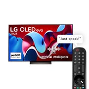 LG 55 Inch LG OLED evo C4 4K Smart TV AI Magic remote Dolby Vision webOS24 2024, OLED55C46LA