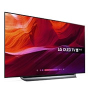 LG OLED TV 55 inch C8 Series Cinema Screen Design 4K HDR Smart TV w/ ThinQ AI, OLED55C8PVA