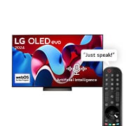 LG 65 Inch LG OLED evo C4 4K Smart TV AI Magic remote Dolby Vision webOS24 2024, OLED65C46LA