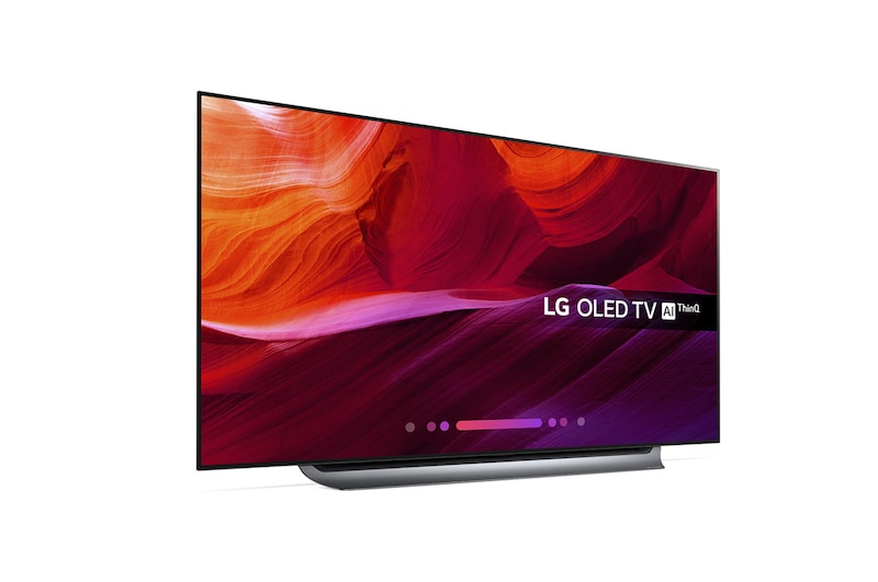 LG OLED TV 65 inch C8 Series Cinema Screen Design 4K HDR Smart TV w/ ThinQ AI, OLED65C8PVA