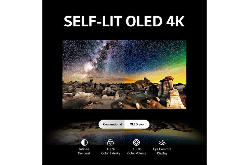 LG 165cm (65'') OLEDevo G3 Gallery Edition 4K 120Hz SMART TV with Magic Remote, HDR & webOS, OLED65G36LA