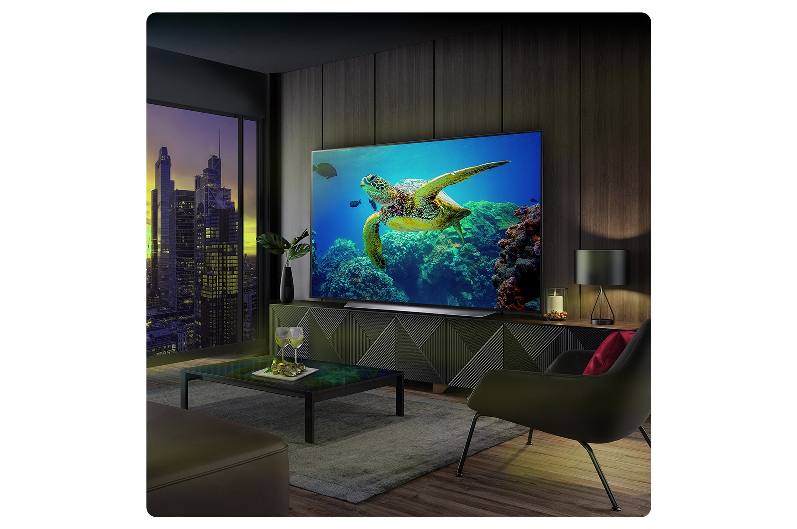 LG 195cm (77'') OLED C3 4K 120Hz GAMING SMART TV with Magic Remote, HDR & webOS, OLED77C36LA