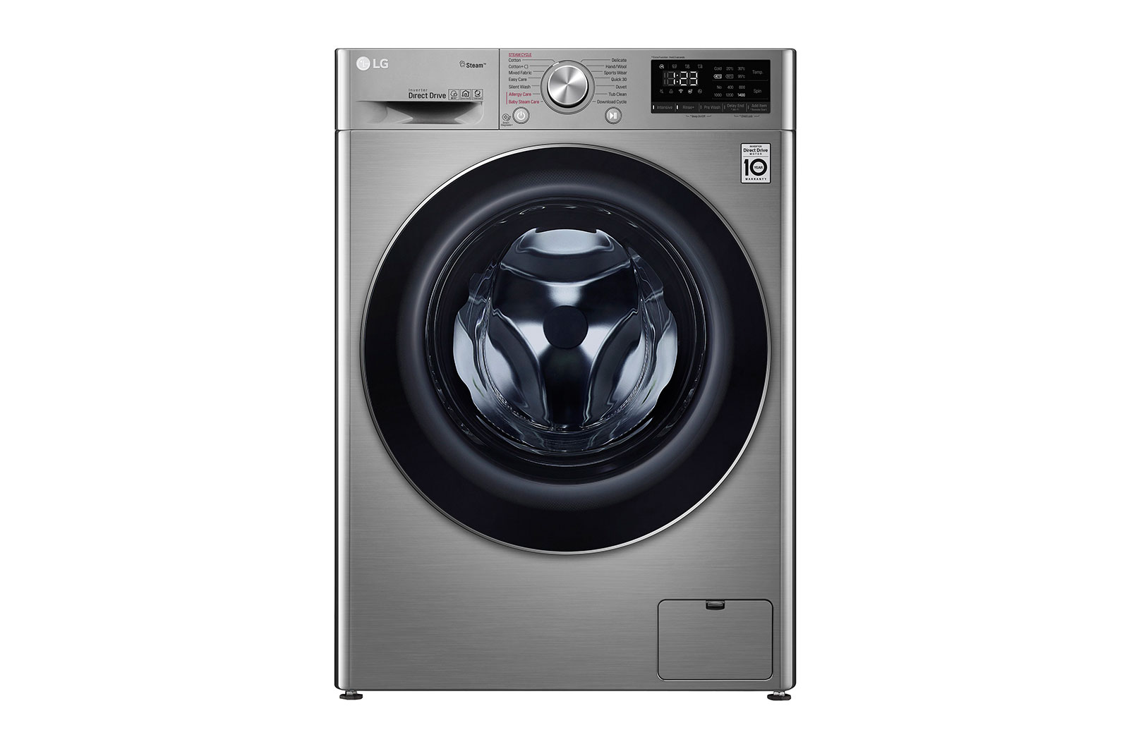 LG 8.5KG VCM Washer | AI DD™ | Steam™ - F2V5GYP2TE, F2V5GYP2TE