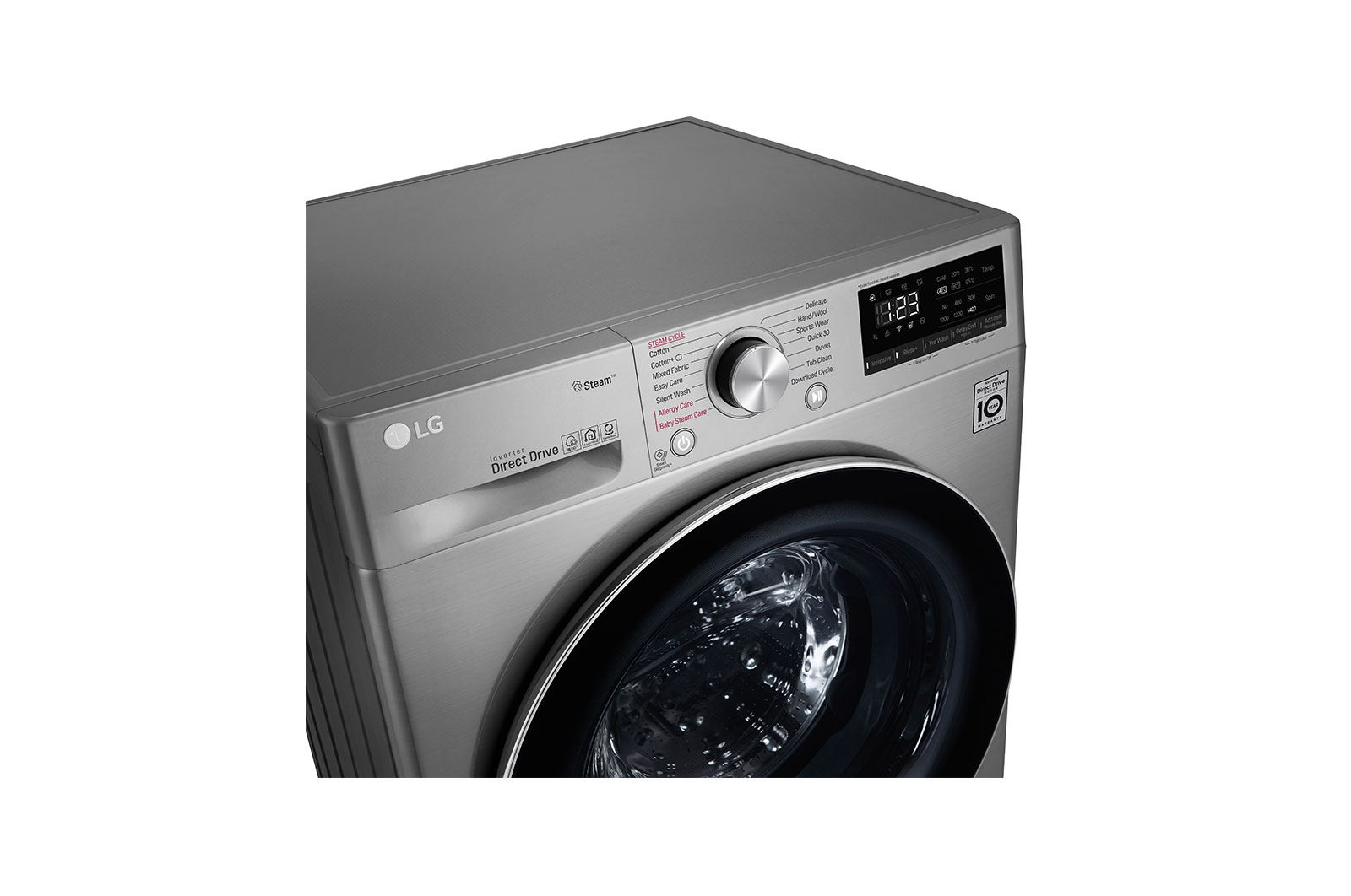 LG 8.5KG VCM Washer | AI DD™ | Steam™ - F2V5GYP2TE, F2V5GYP2TE