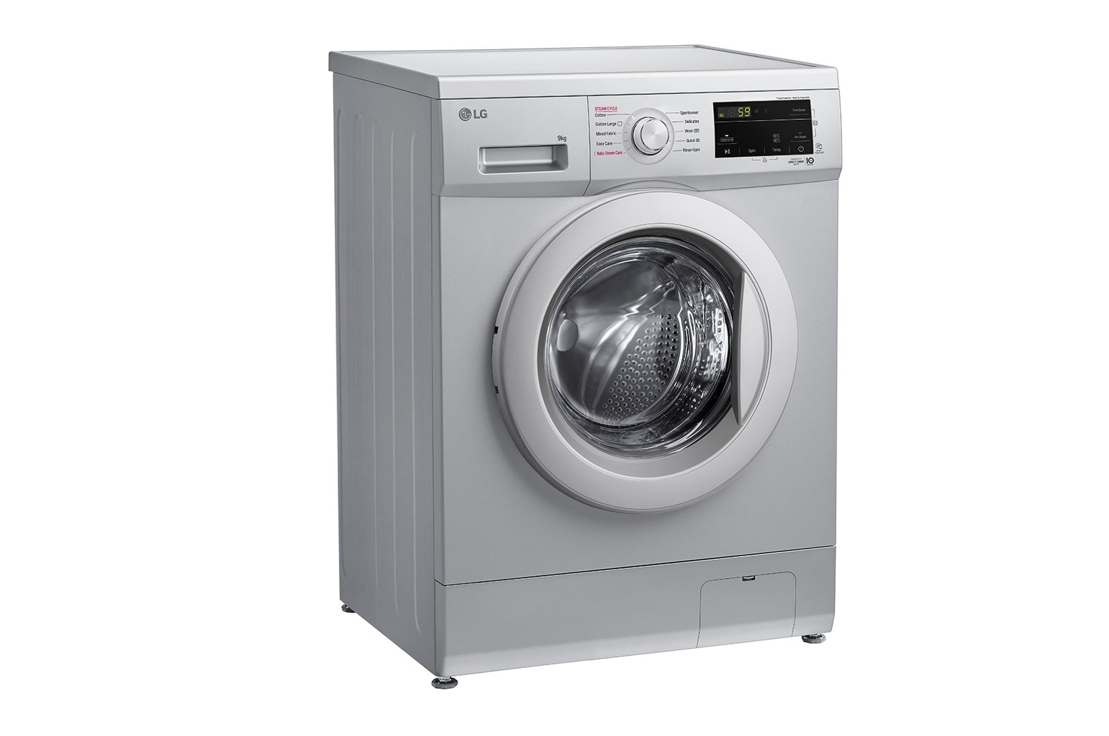 LG 9kg Luxury Silver Front Loader Washing Machine - F4J3VYP5L, F4J3VYP5L