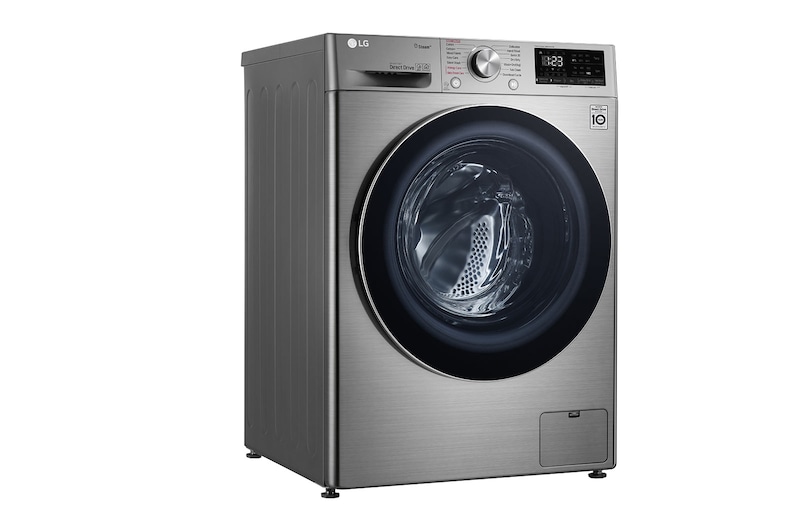 LG 10.5/7kg Front Loader Washer Dryer Combo with AI DD™ & Steam in Stainless Finish, F4V5RGP2T