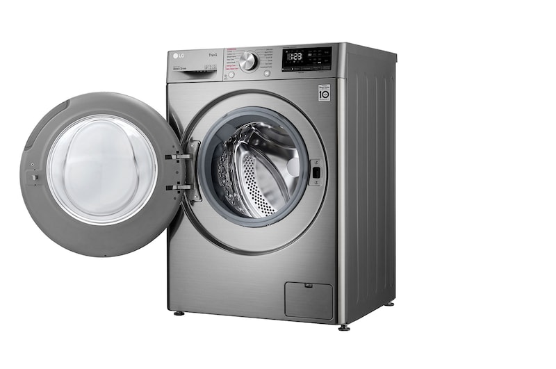 LG 10.5/7kg Front Loader Washer Dryer Combo with AI DD™ & Steam in Stainless Finish, F4V5RGP2T