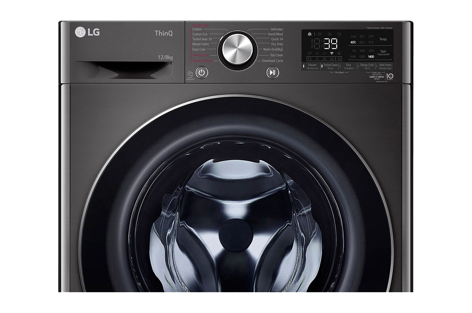 LG 12KG Wash / Dry 8KG AI DD Washer Dryer Combo - F4V9BCP2E, F4V9BCP2E