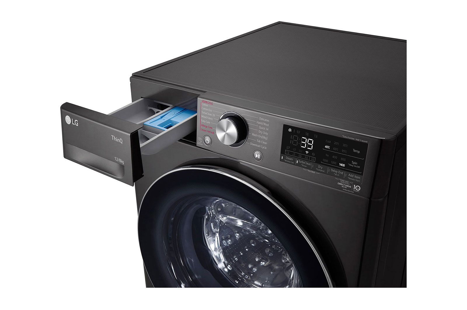 LG 12KG Wash / Dry 8KG AI DD Washer Dryer Combo - F4V9BCP2E, F4V9BCP2E