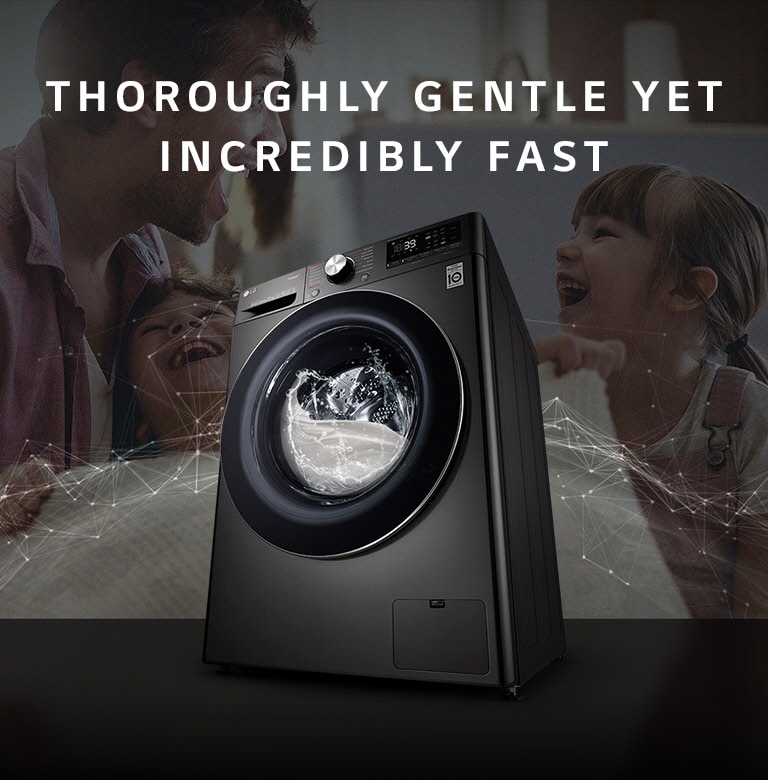 LG F4V9BWP2E 12 kg Thoroughly yet gentle incredibly fast