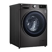 LG 12kg Front Loader Washer with AI DD™ & Steam in Black Finish, F4V9BWP2E