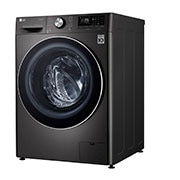 LG 12kg Black Steel Front Load Washing Machine - F4V9BWP2E, F4V9BWP2E