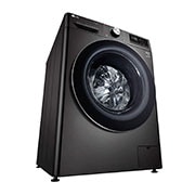 LG 12kg Front Loader Washer with AI DD™ & Steam in Black Finish, F4V9BWP2E