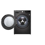 LG 12kg Black Steel Front Load Washing Machine - F4V9BWP2E, F4V9BWP2E