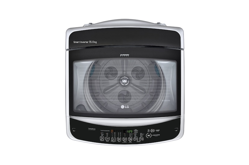 LG 17kg Sapience Silver Top Loader Washing Machine, T1766NEFTF