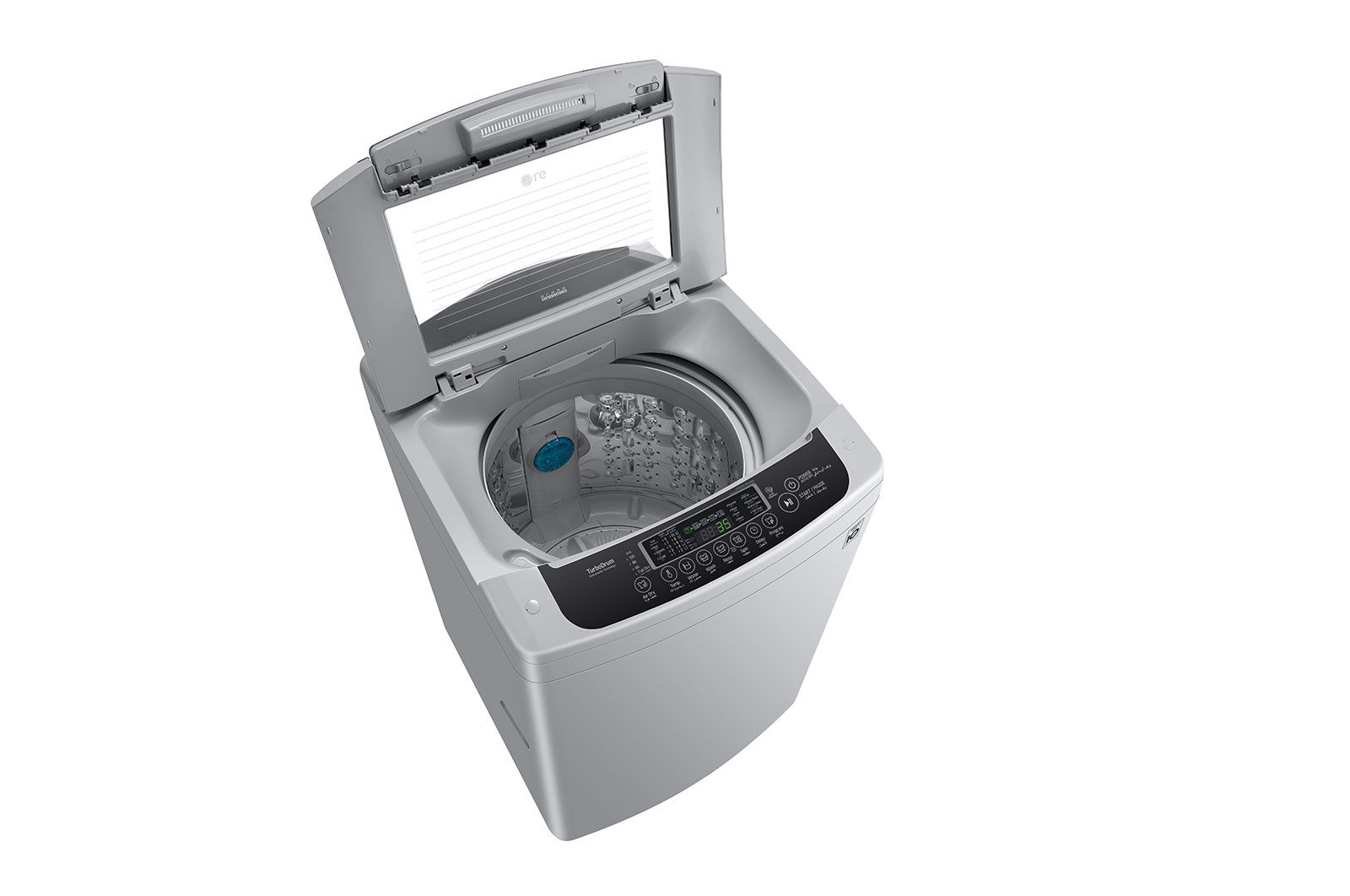 LG 18kg Top Loader with Smart Inverter in Silver Finish, T1885NEHTE