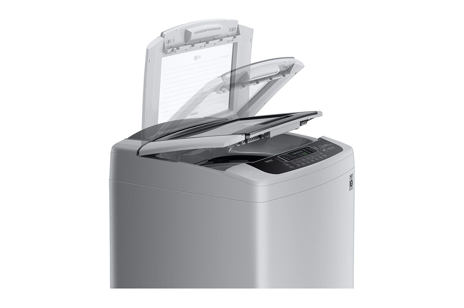 LG 18kg Top Loader with Smart Inverter in Silver Finish, T1885NEHTE