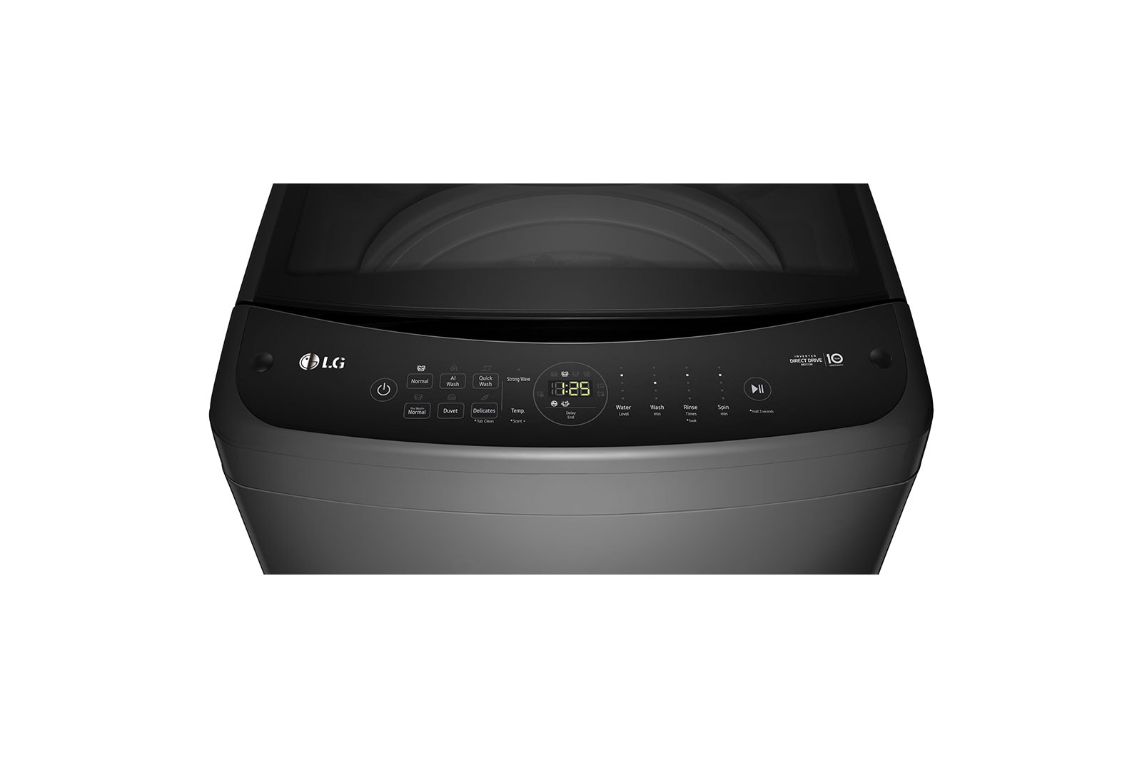 LG 19kg Top Loader with AI DD™ in Black Finish, T19H3SDHT2