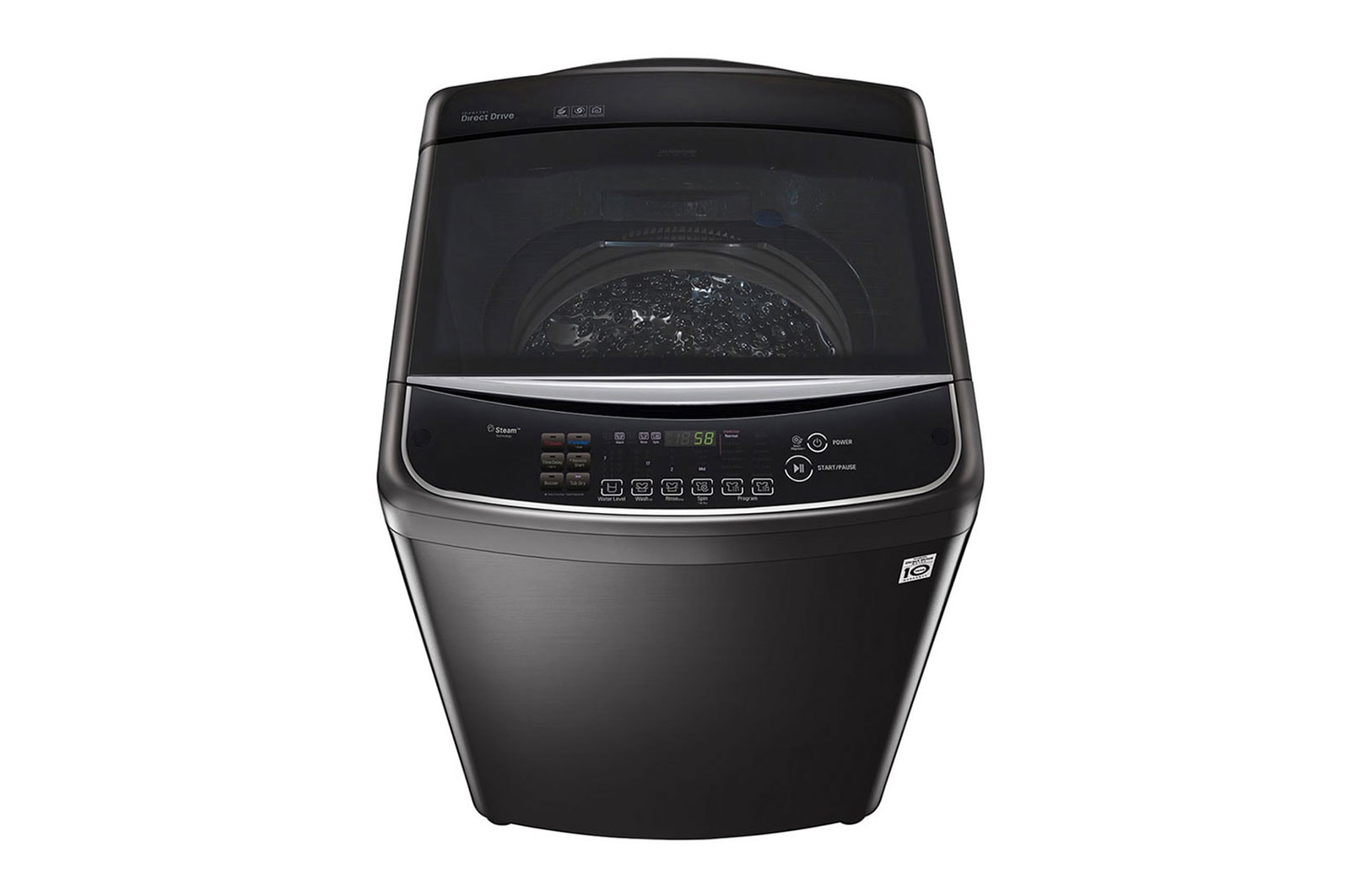 LG 21KG Washing Machine, Smart Laundry Habit with TurboWash3D, T2193EFHSKL