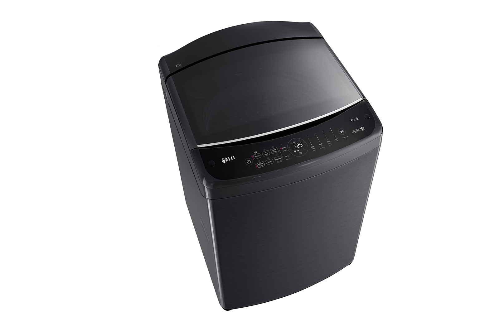 LG 21kg Top Load Washing Machine with AI DD™ in Black Finish, T21H7EHHSTP