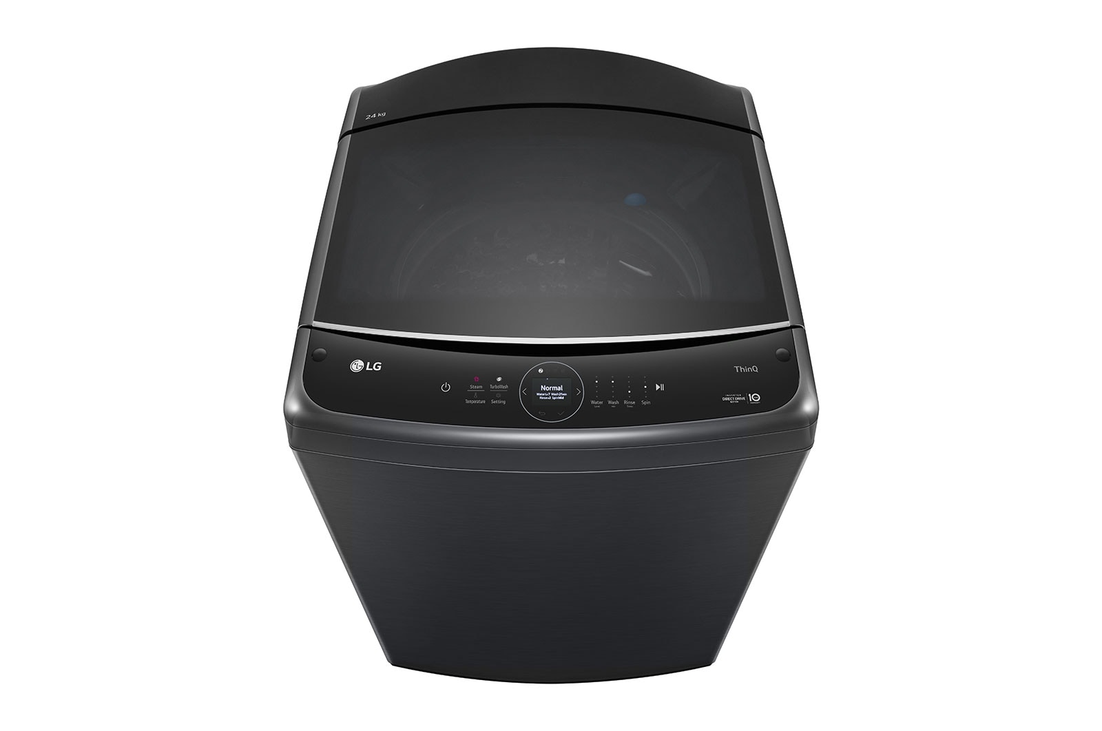 LG 24kg Top Loader with AI DD™ & TurboWash3D™ in Black Finish, T24H9EFHSTP