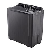 LG 15Kg Twin Tub Washing Machine, Roller Jet, 3 Wash Programs, Wind Jet Spray, Black Colour, TT1561RWPT