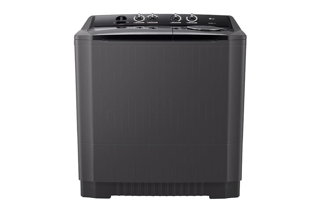 LG 15Kg Twin Tub Washing Machine, Roller Jet, 3 Wash Programs, Wind Jet Spray, Black Colour, TT1561RWPT