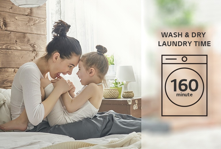 LG F2V9GCP2E 8.5kg/5kg Save Time on Laundry