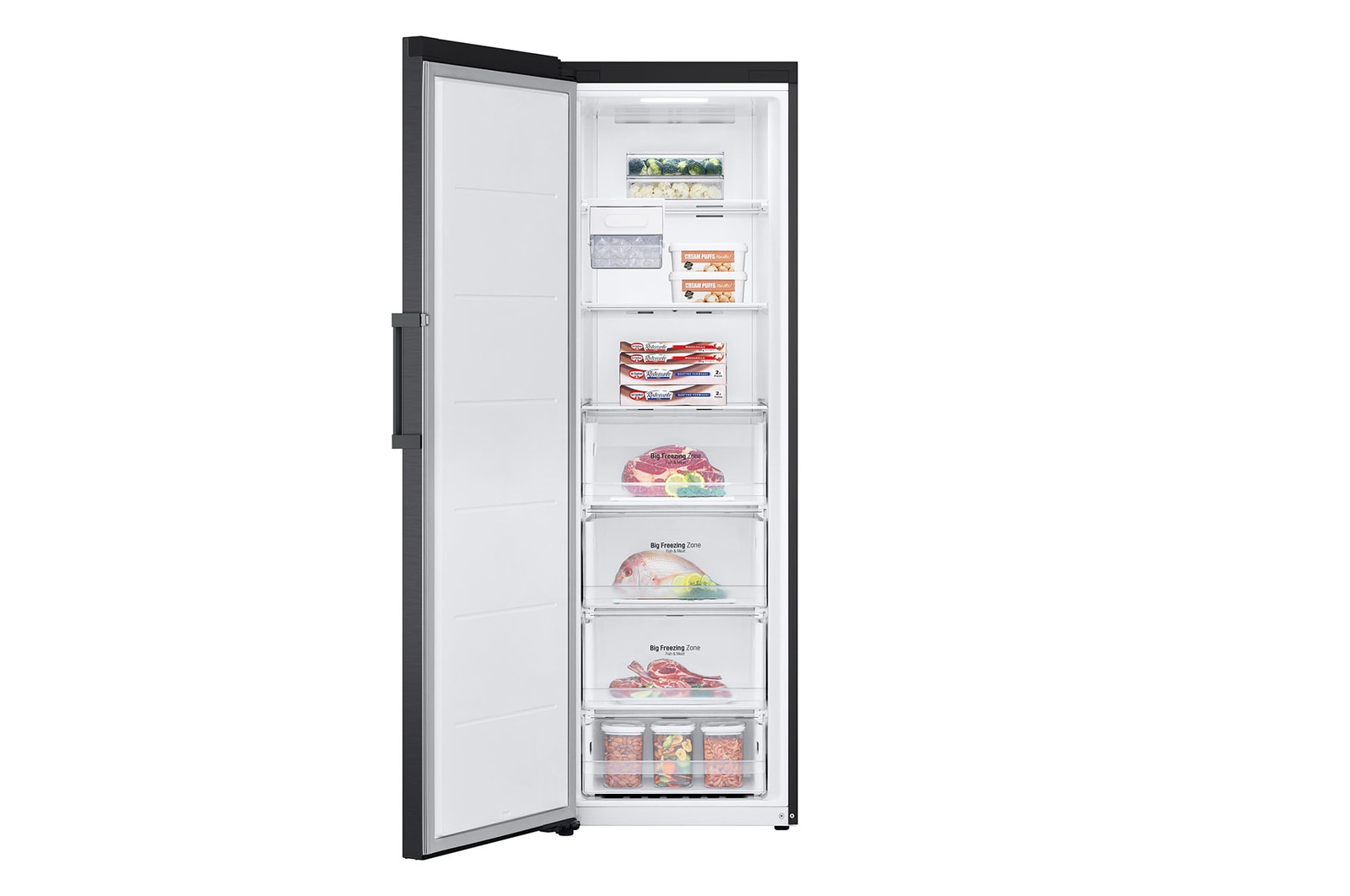 front open with food