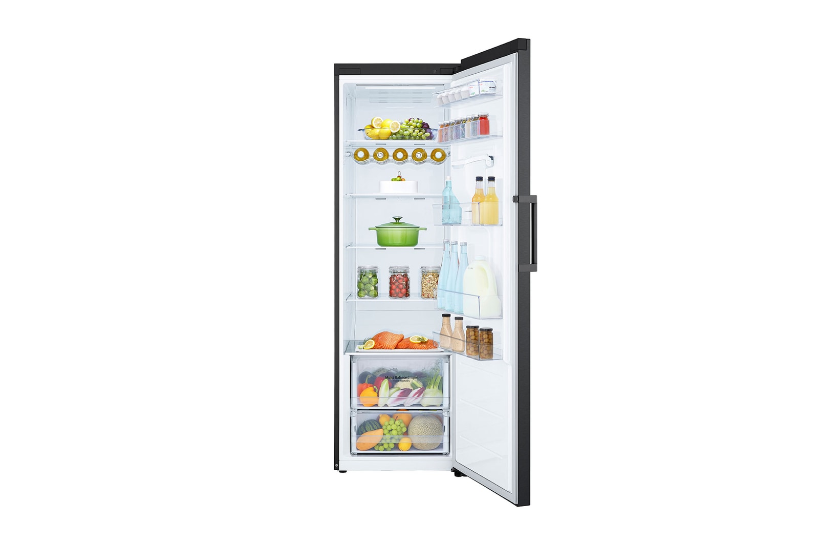 front open with food