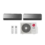 LG Ar condicionado Multi Split Inverter 2 ambientes (Artcool 9.000BTUS, 18.000BTUs) Quente/Frio WiFi integrado, MIN2AMB4