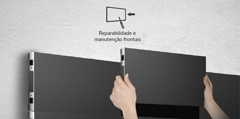 A série LSBB demonstra sua prática instalação pela frente.