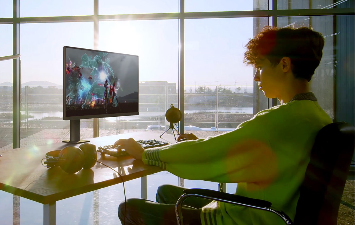 Imagem de gamer com Ergo