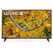 LG 2021 Smart TV LG 50" 4K UHD 50UP7550 WiFi Bluetooth HDR Inteligência Artificial ThinQ Smart Magic Google Alexa, 50UP751C0SF